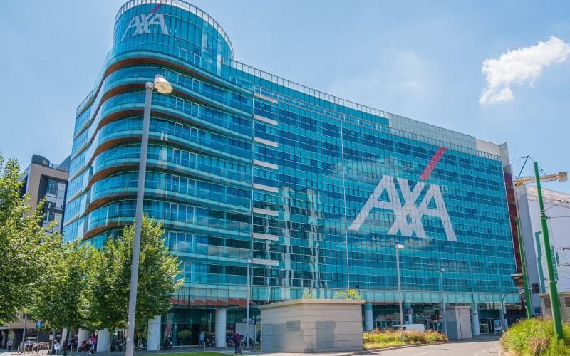 Bâtiment ayant le siège d'une assurance française importante, l'assurance AXA. 