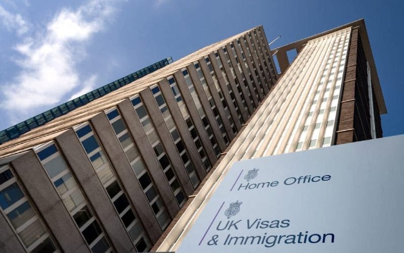 Centre d'immigration en Angleterre