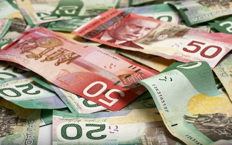 Billet dollars canadiens. 