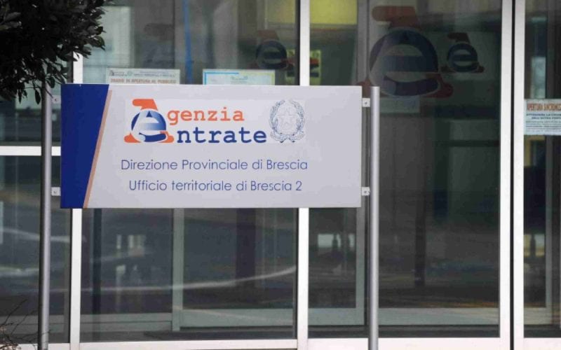 Façade de l'agence italienne pour les démarches administratives