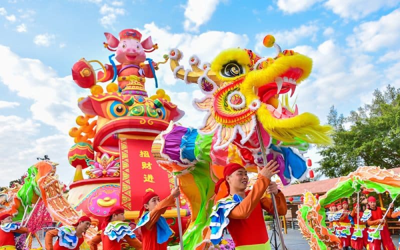 Fête traditionnelle chinoise.