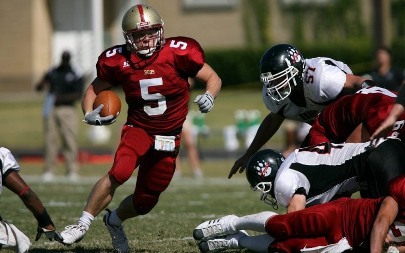 Match de football américain. 