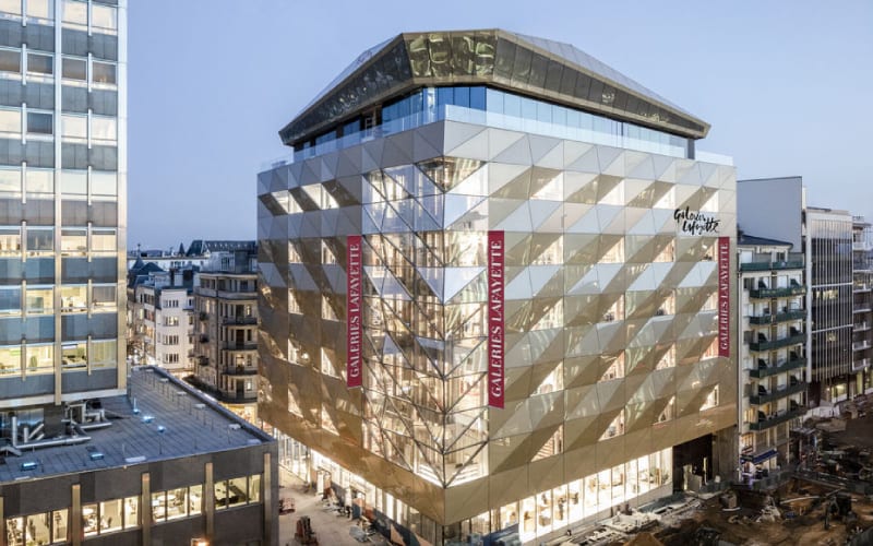 Les galeries Lafayette au Luxembourg 