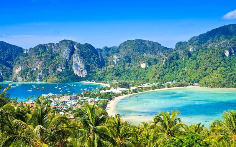 Une île paradisiaque en Thaïlande. 